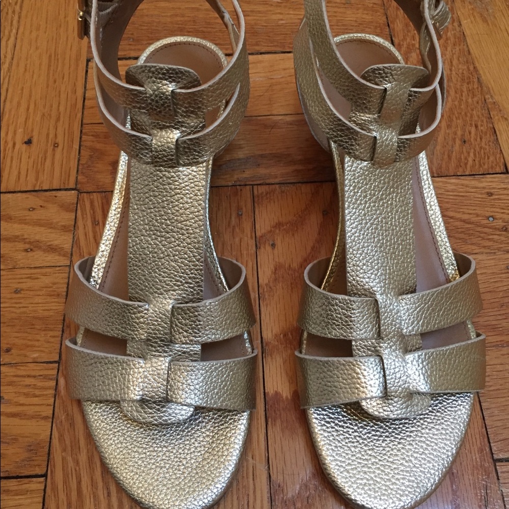 Franco Sarto Gold Sandals